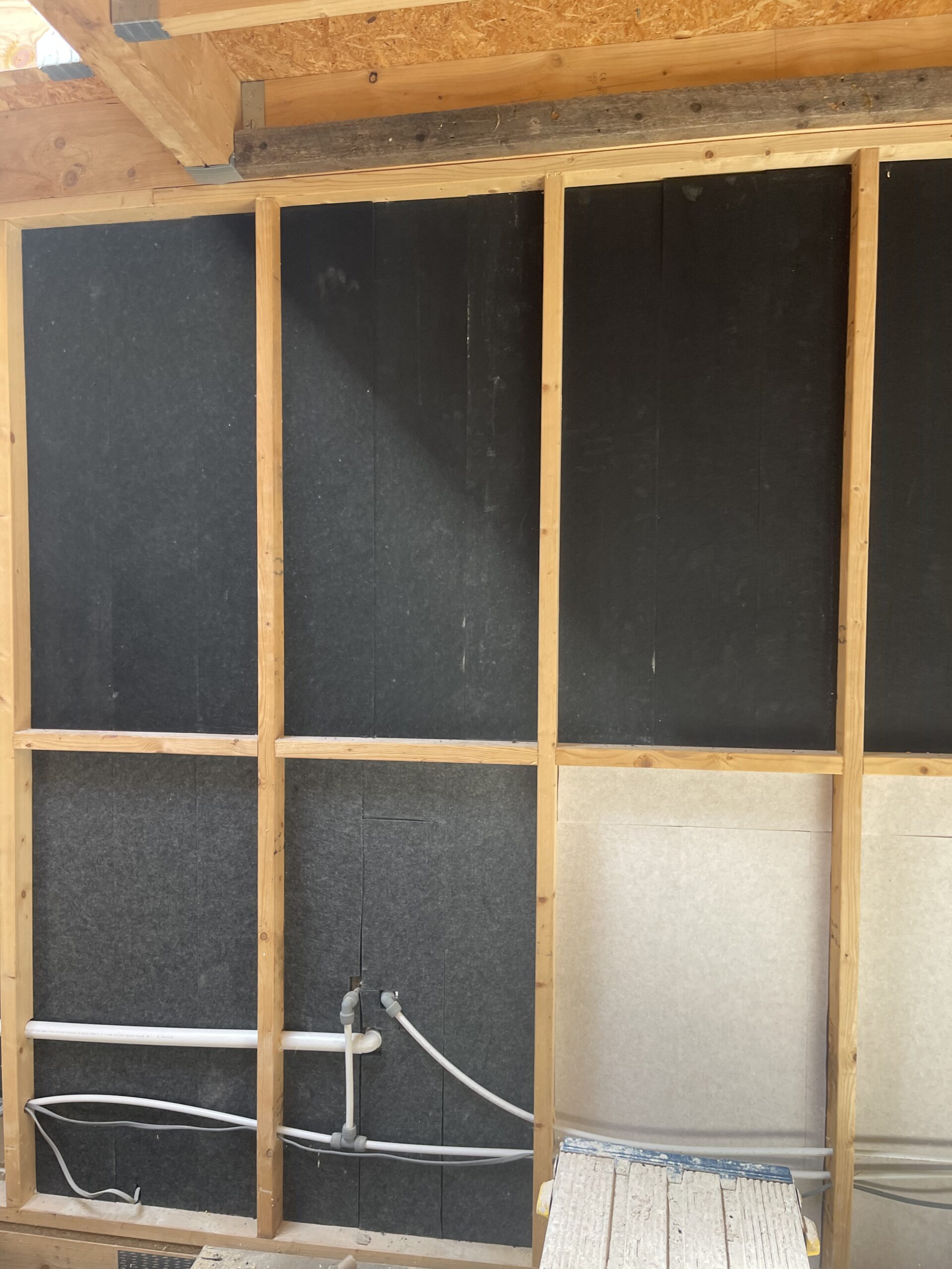 Soundproofing Installation in Progress