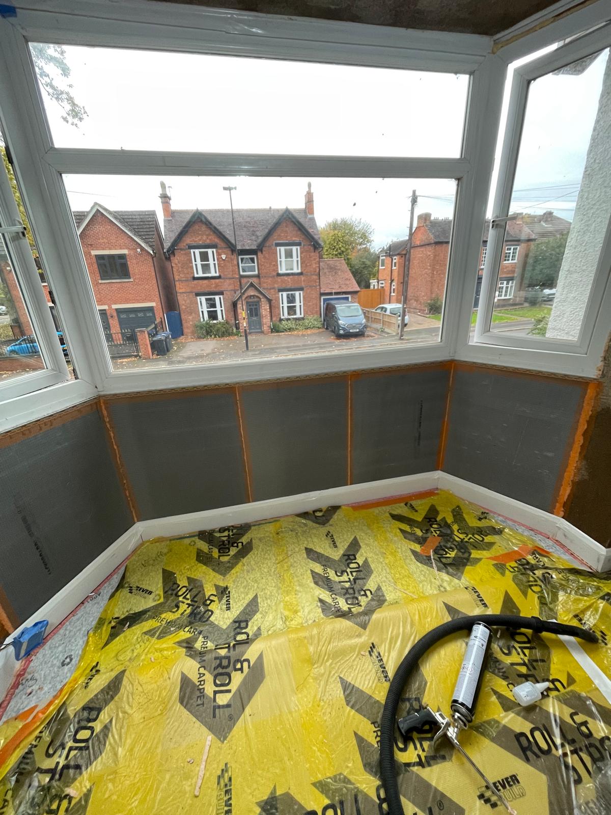 Bay window insulation installed in Sutton Coldfield