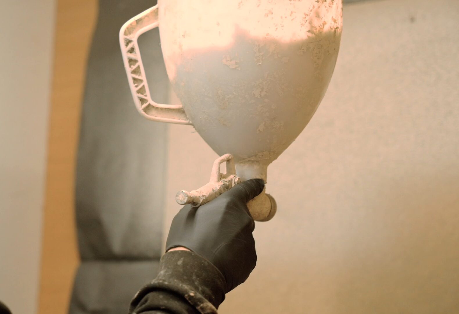 Asbestos roof encapsulated with protective cork coating